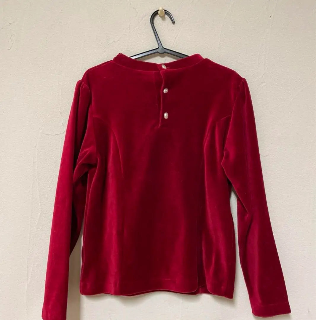 Velvet blouse formal