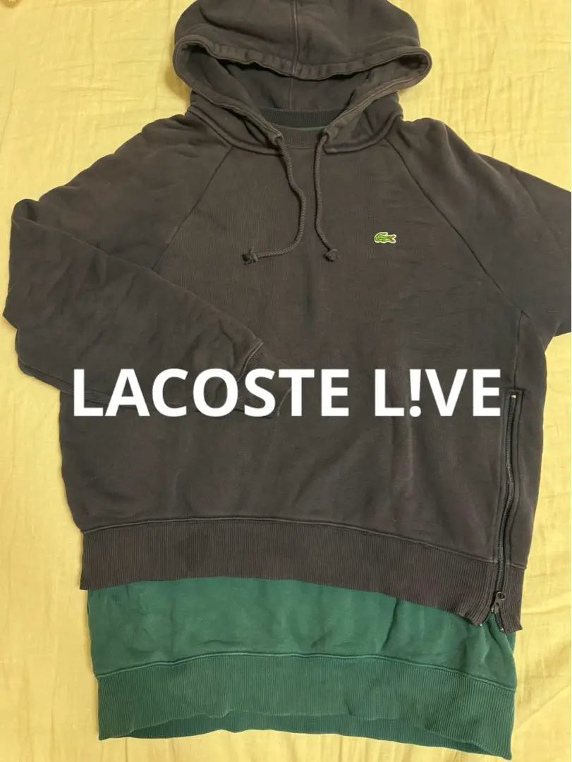 Lacoste Layered Hoodie Size 34