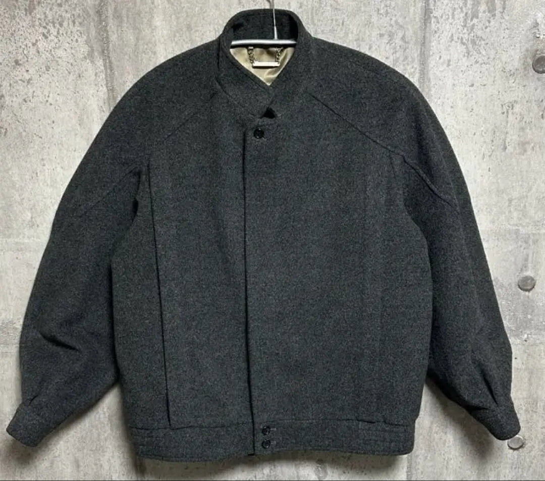 Good condition BURBERRY wool harrington jacket swing top