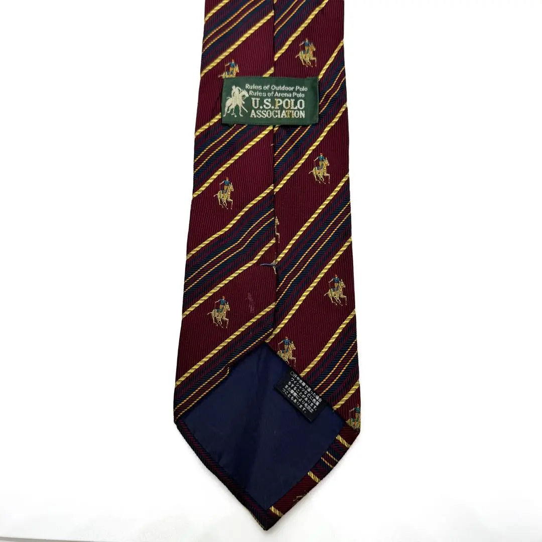 [Good condition] US POLO striped tie one-of-a-kind vintage suit