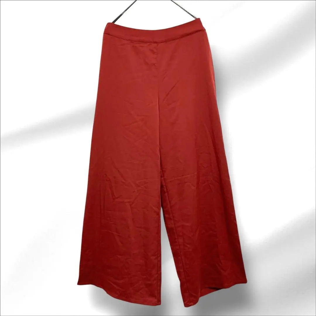 [Unused item] Seven Days Sunday Wrap Pants Size F Women's Red