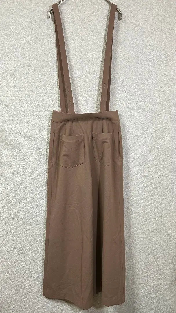 Rosie Monster Rayon Blend Long Overalls Pants S Beige ◆M3355