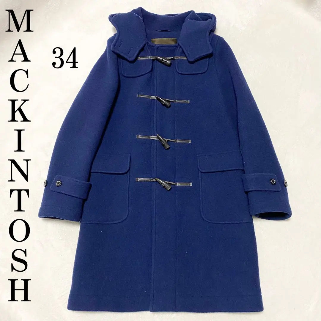 Hermosos productos ✨️Abrigo de lona Mackintosh 34 azul marino largo