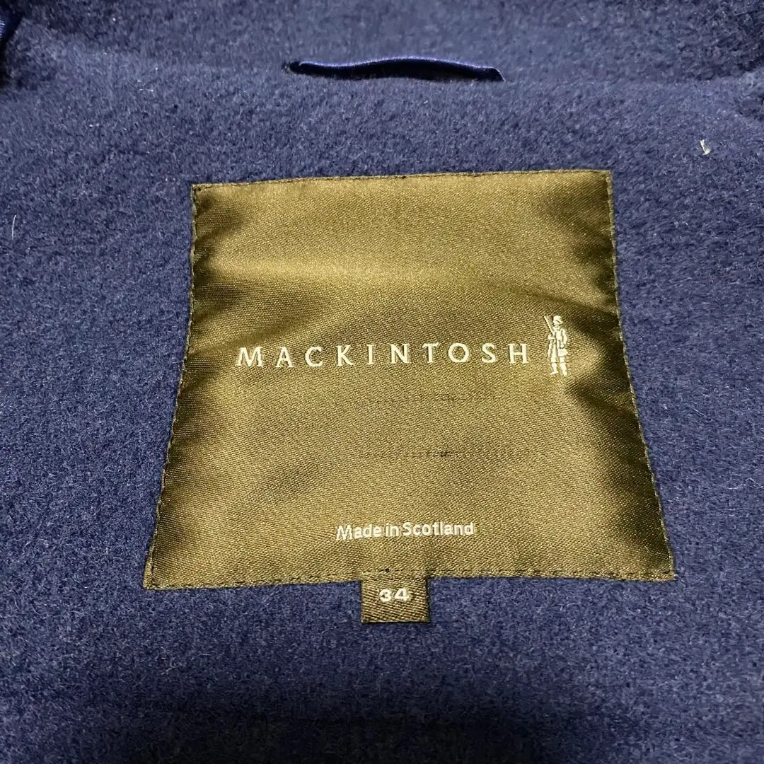 Hermosos productos ✨️Abrigo de lona Mackintosh 34 azul marino largo