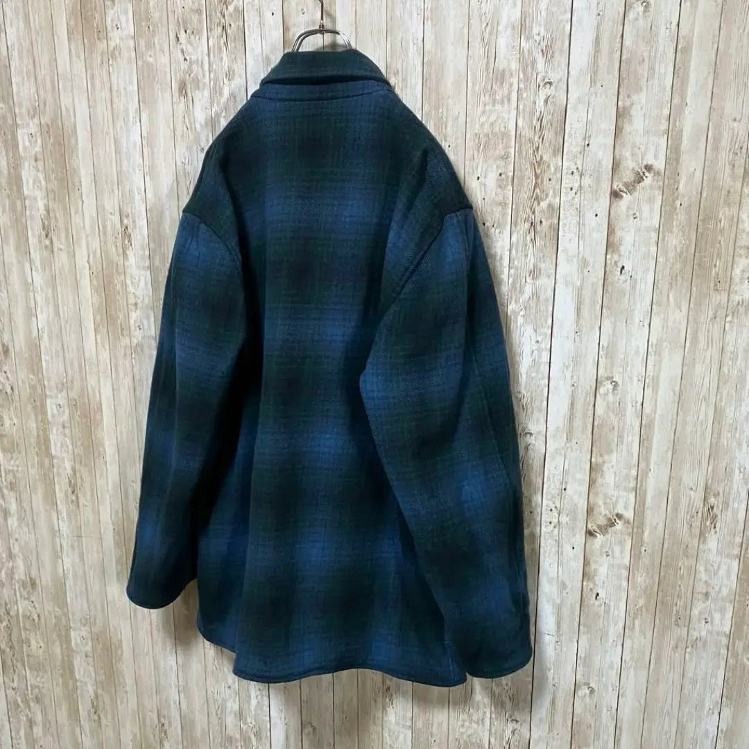 578 PENDLETON Reversible coat Ombre L-XL size equivalent