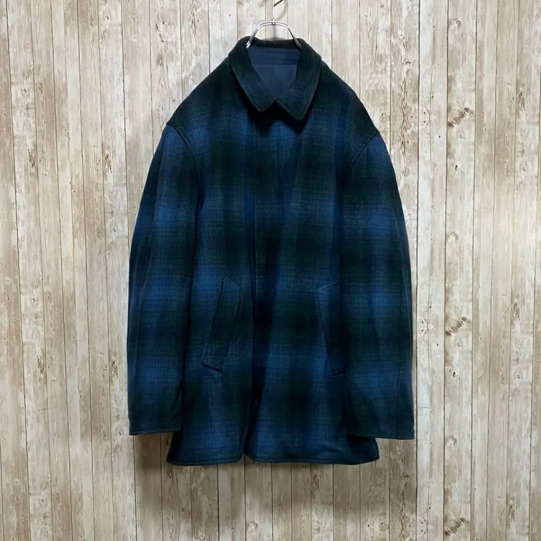 578 PENDLETON Reversible coat Ombre L-XL size equivalent