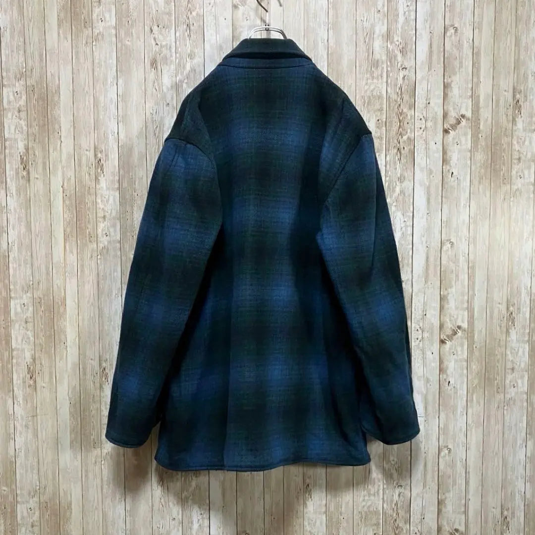 578 PENDLETON Reversible coat Ombre L-XL size equivalent