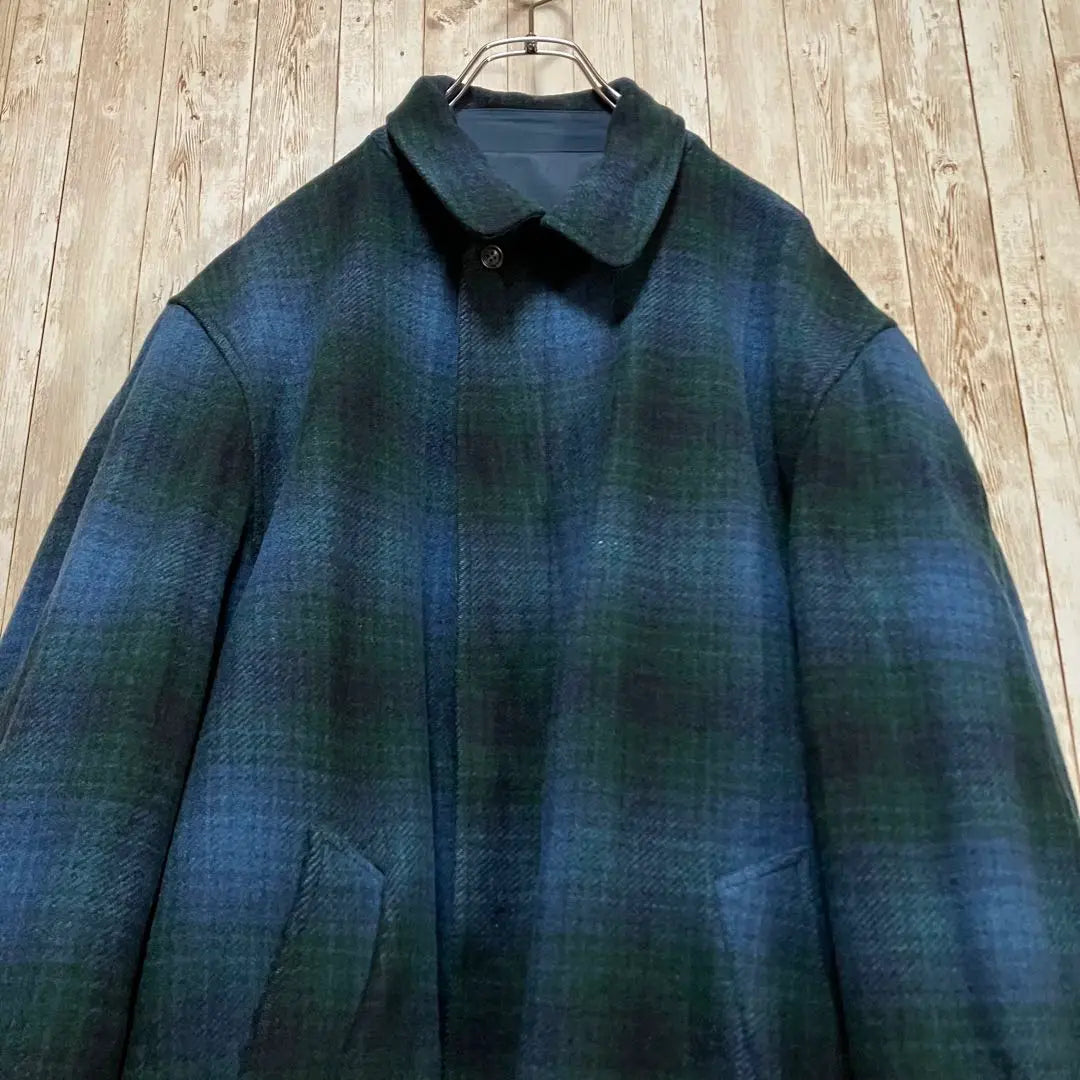 578 PENDLETON Reversible coat Ombre L-XL size equivalent