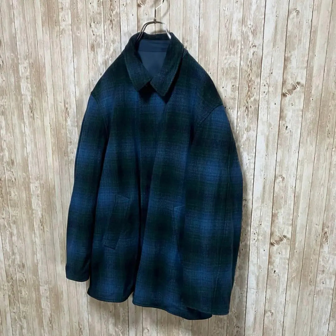 578 PENDLETON Reversible coat Ombre L-XL size equivalent