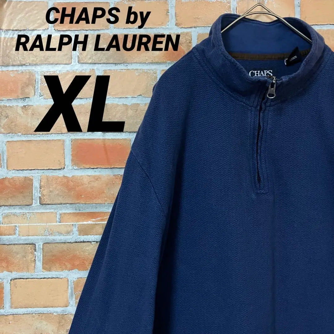 CHAPS by RALPH LAUREN Half Zip Top Long T