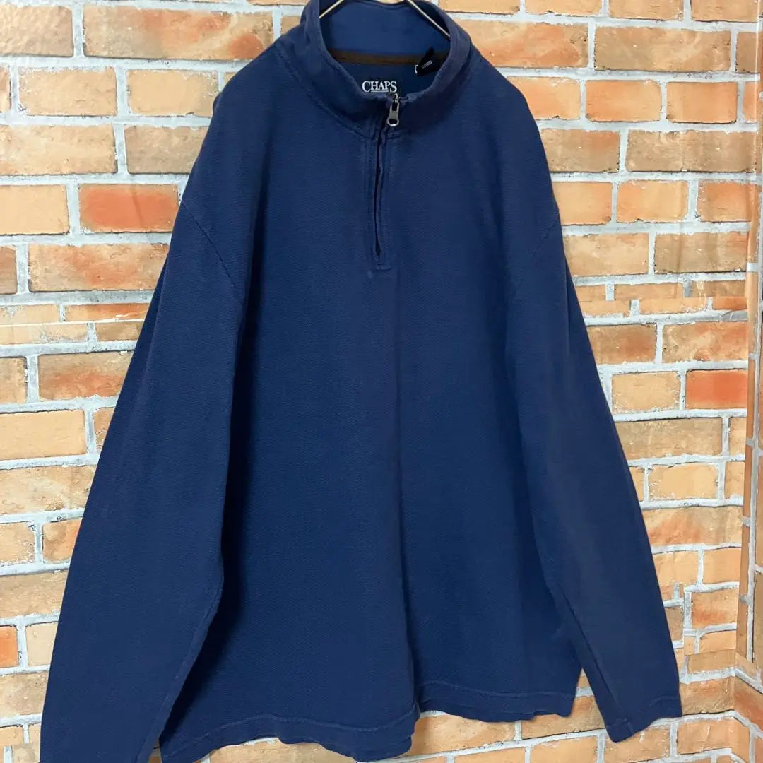 CHAPS by RALPH LAUREN Half Zip Top Long T