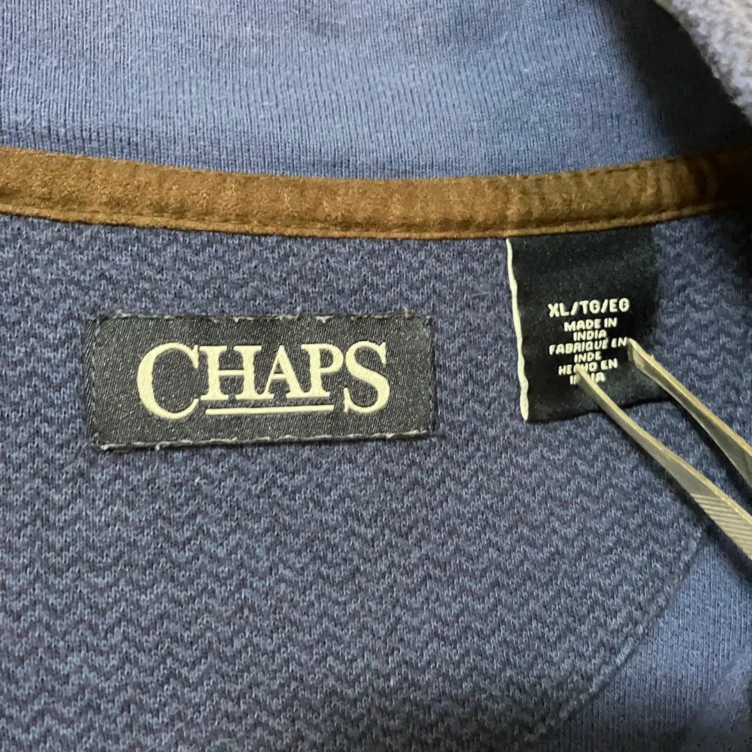 CHAPS by RALPH LAUREN Half Zip Top Long T