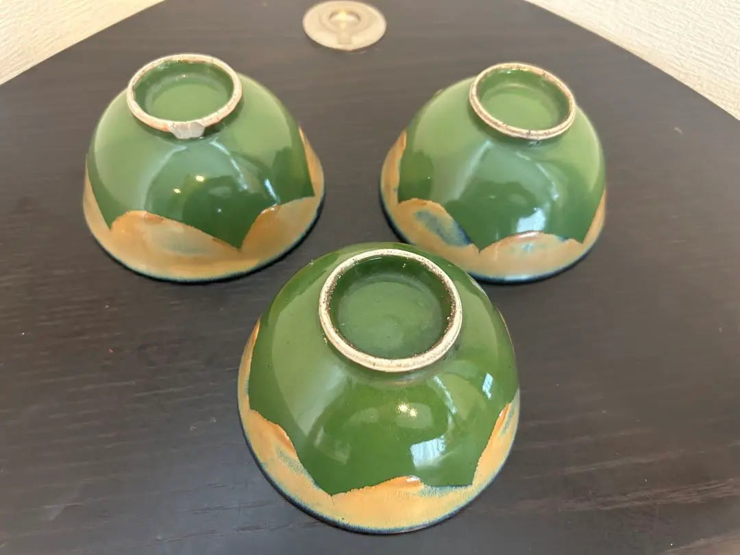 [Meiji-Taisho] 3 retro tea bowls