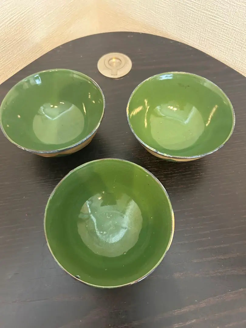 [Meiji-Taisho] 3 retro tea bowls