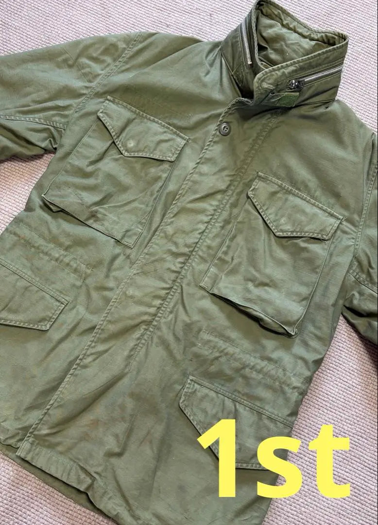 ★Rare 1st model★ American military real M-65 field jacket S/S