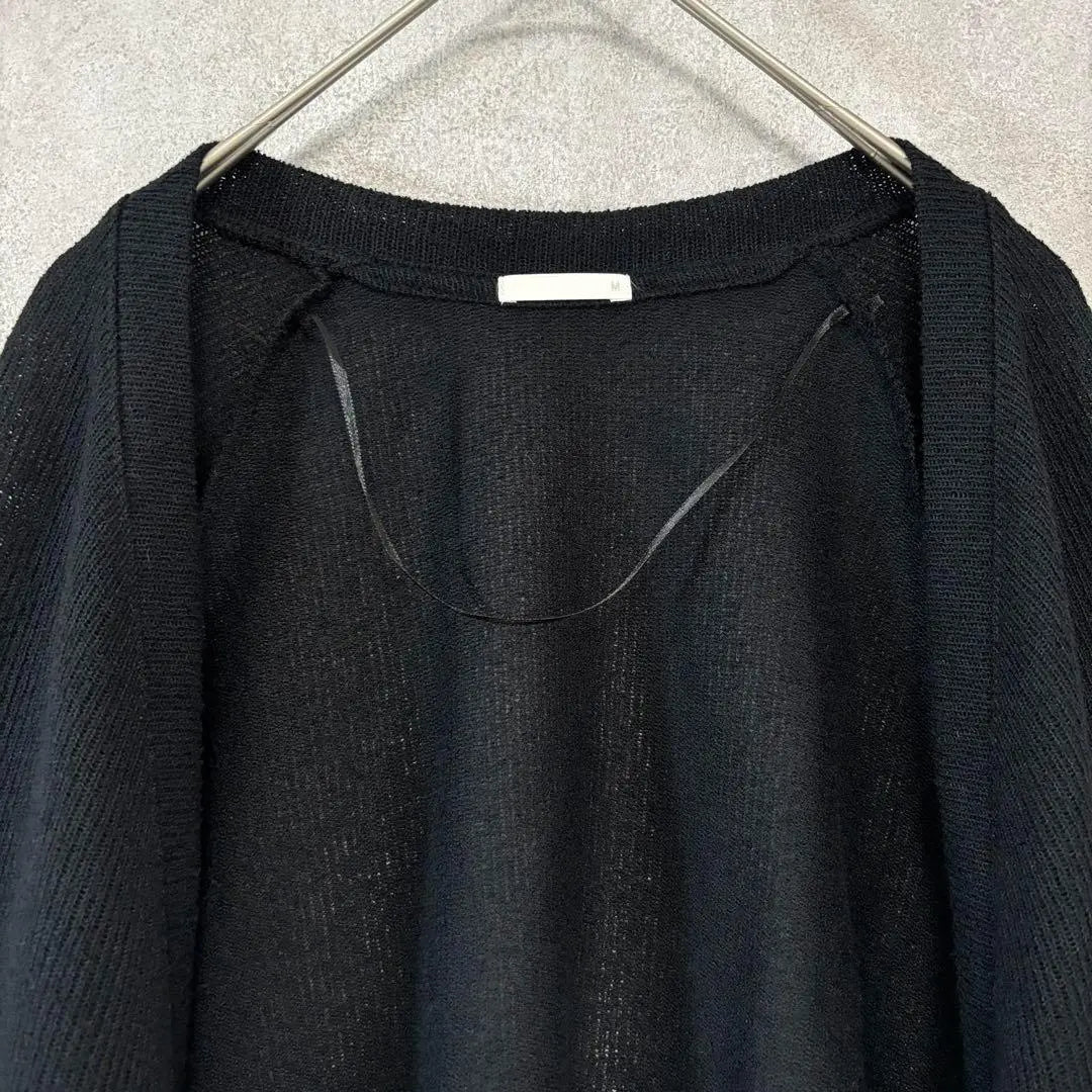 GU Black Cardigan Bolero Size M Knit 1561