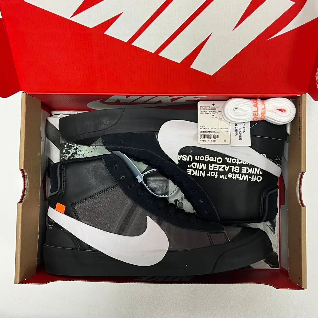 NIKE × OFF-WHITE THE 10 BLAZER MEDIO TALLA 10.5 DE EE. UU. | NIKE × OFF-WHITE THE 10 BLAZER MEDIO TALLA 10.5 DE EE. UU.