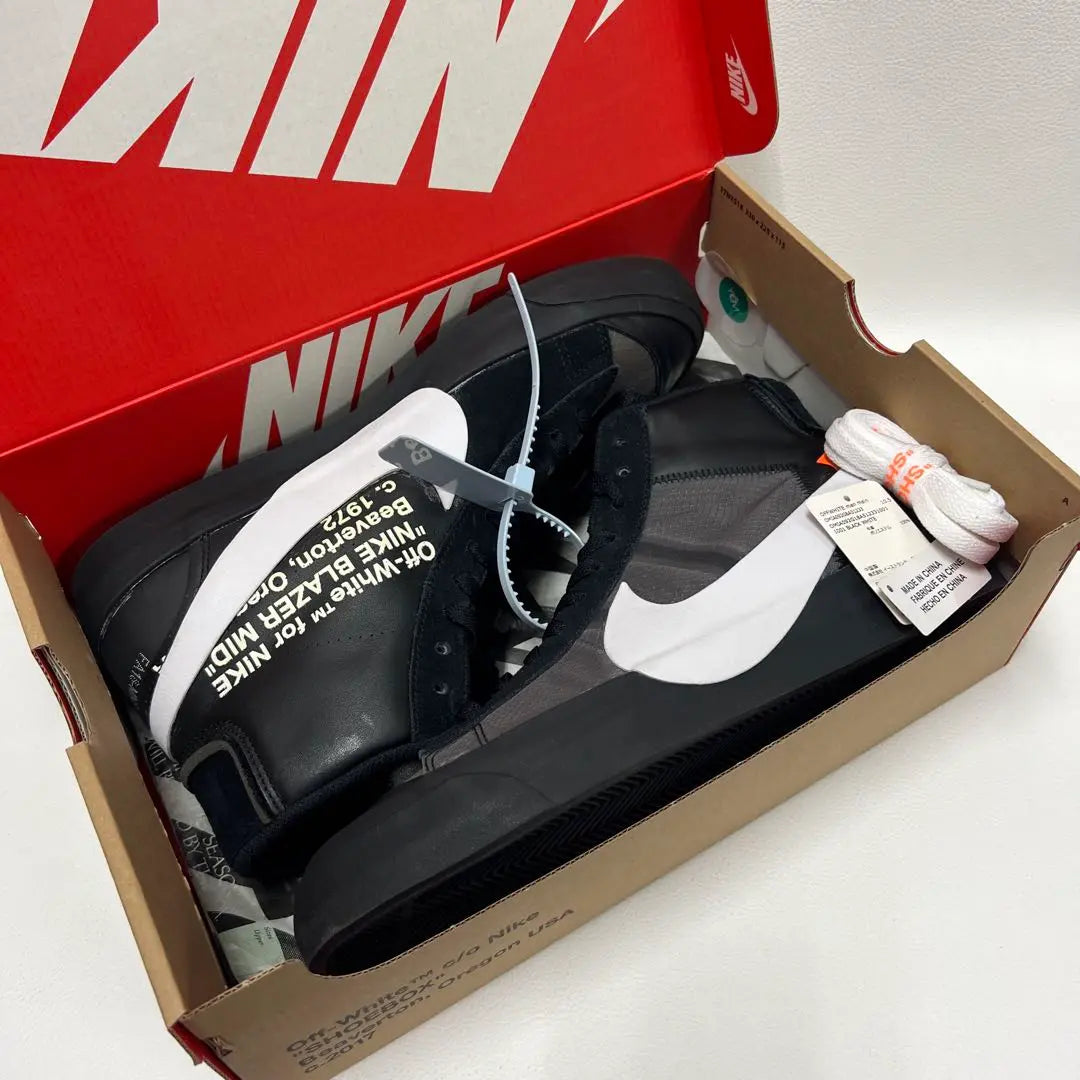 NIKE × OFF-WHITE THE 10 BLAZER MEDIO TALLA 10.5 DE EE. UU. | NIKE × OFF-WHITE THE 10 BLAZER MEDIO TALLA 10.5 DE EE. UU.