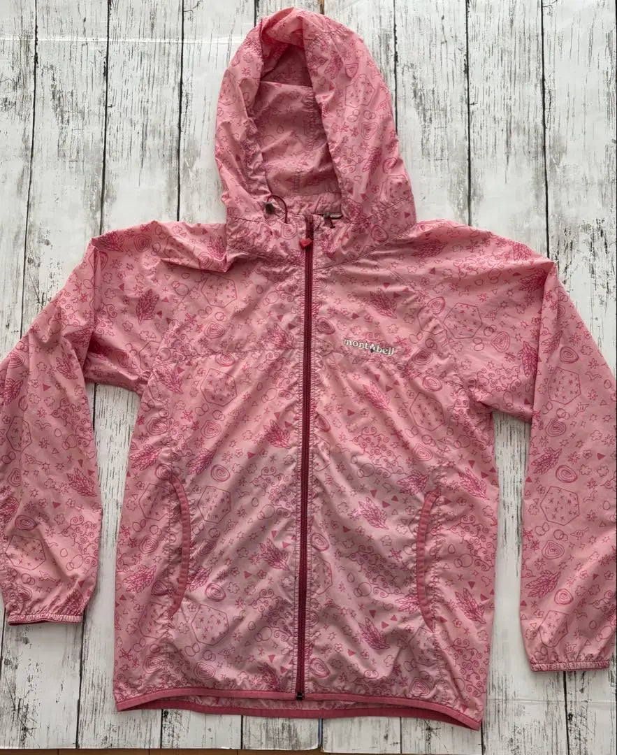 mont-bell pink pattern jacket 150 Montbell wind nylon