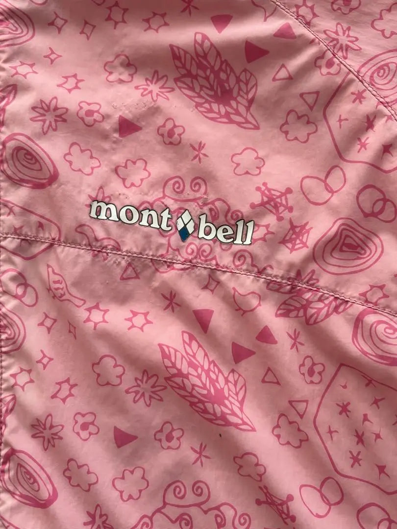 mont-bell pink pattern jacket 150 Montbell wind nylon