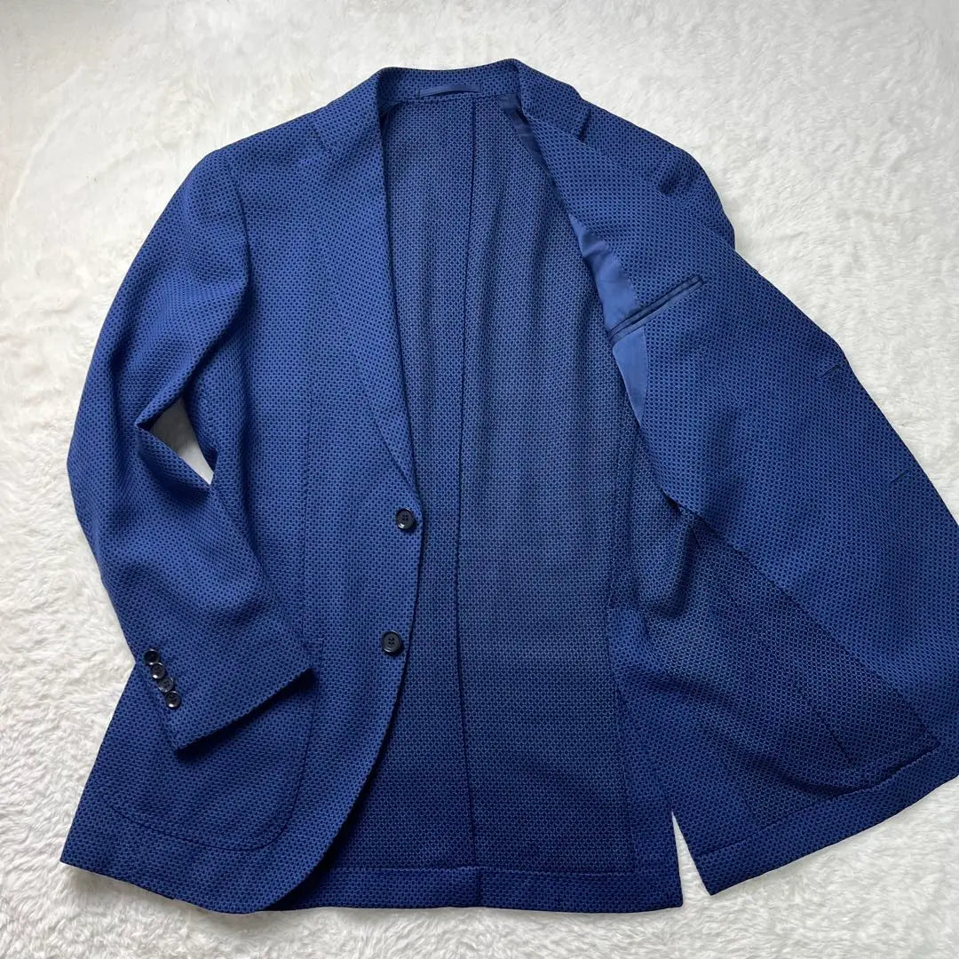 Mujer Ring Jacket Chaqueta Entallada De Lana Azul Marino 46 | リングジャケット ウール 46