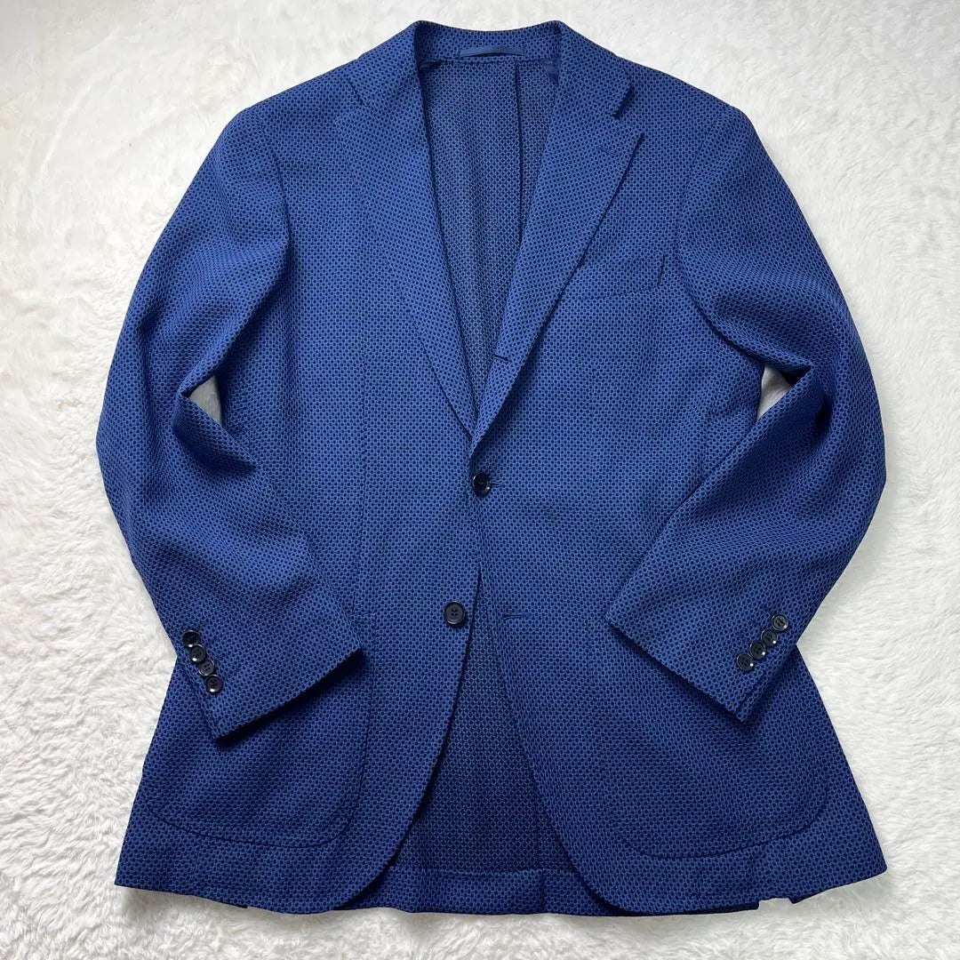 Mujer Ring Jacket Chaqueta Entallada De Lana Azul Marino 46 | リングジャケット ウール 46