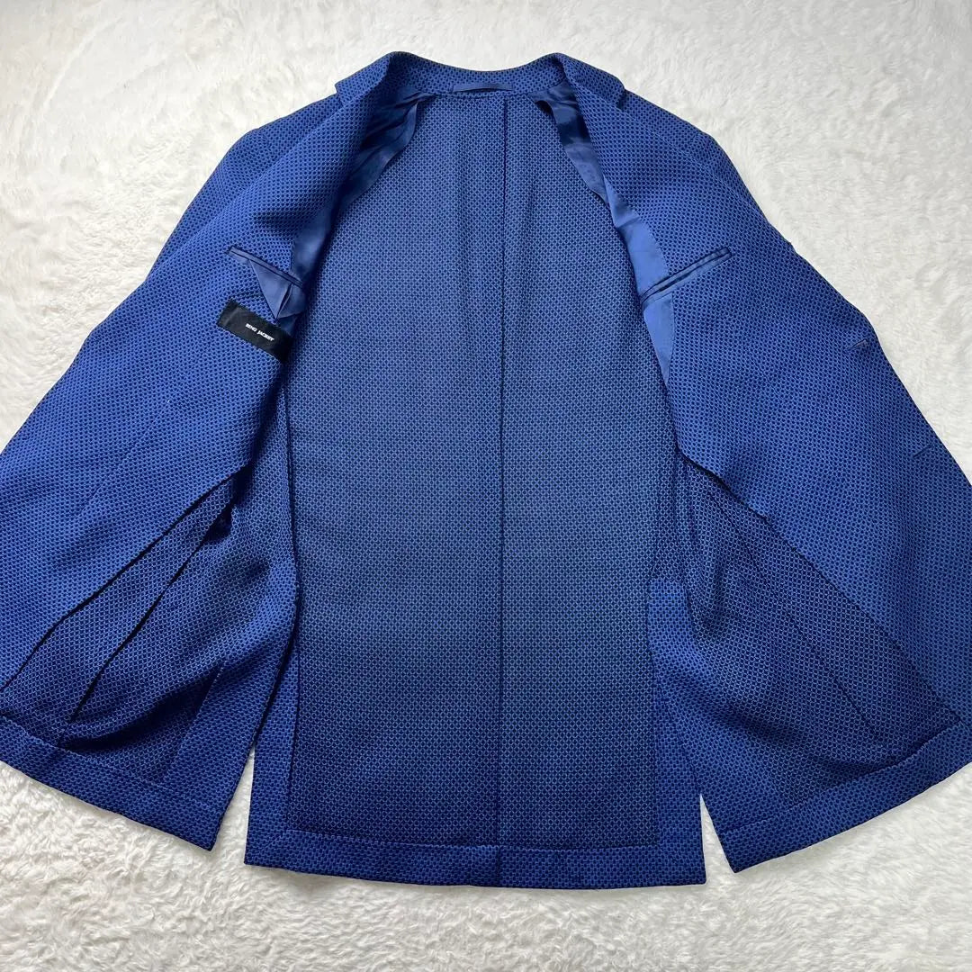 Mujer Ring Jacket Chaqueta Entallada De Lana Azul Marino 46 | リングジャケット ウール 46