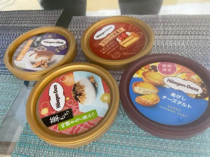 Haagen-Dazs, flower mochi, lid, etc. | ハーゲンダッツ　華もち　蓋　他