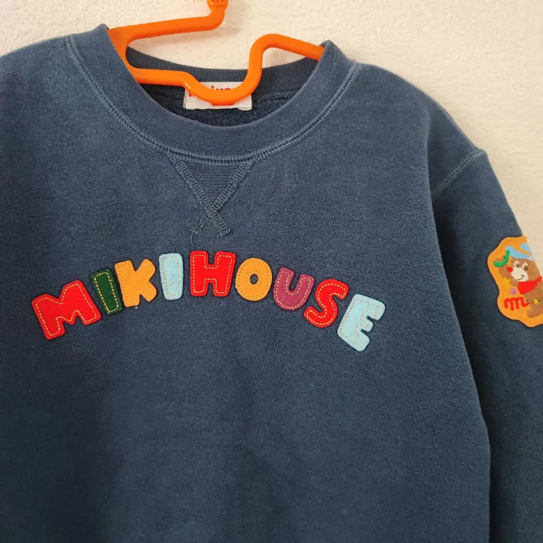 Miki House Embroidered Trainer Navy Patch☆