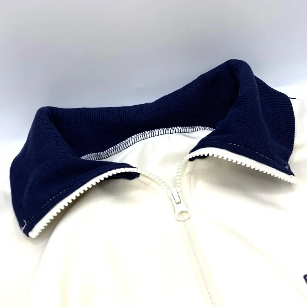 Chaqueta deportiva Nemne blanca para mujer, talla S, con bordado