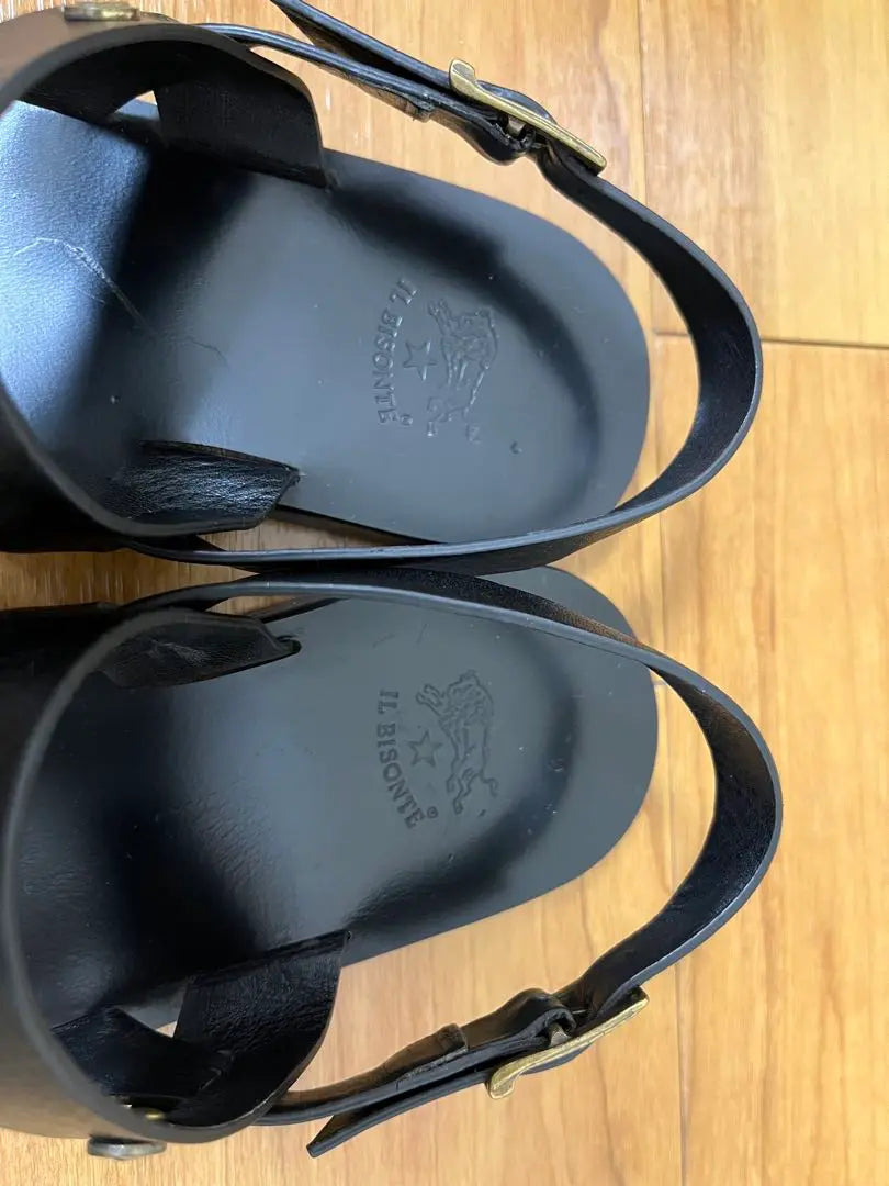 [IL BISONTE] Leather sandals 37 | 【IL BISONTE】レザーサンダル 37