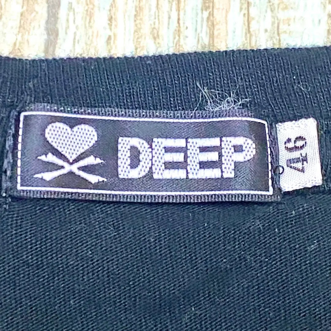 3t130 DEEP Deep T-shirt Print Made in Japan 46