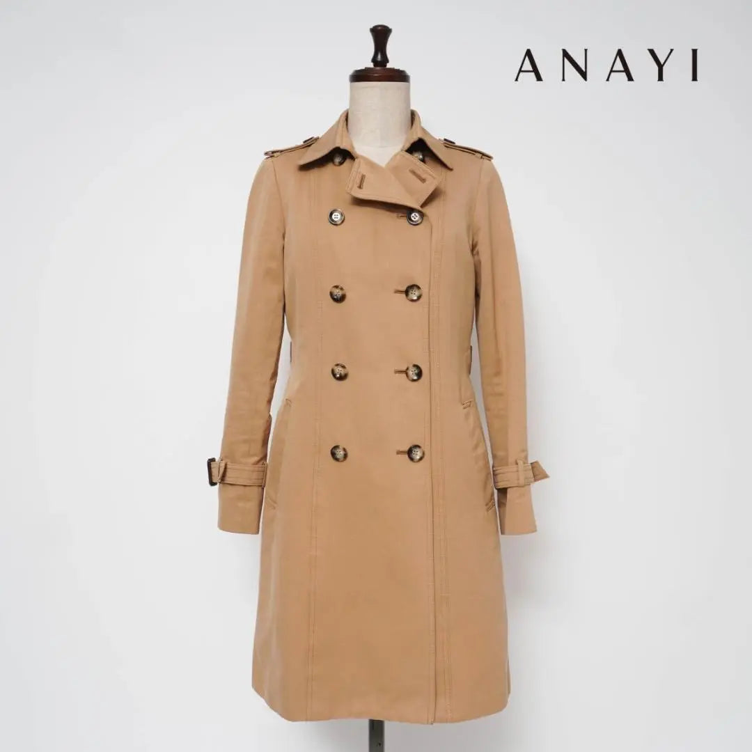 ANAYI Trench Coat with Liner, Beige Size 36*YC1504