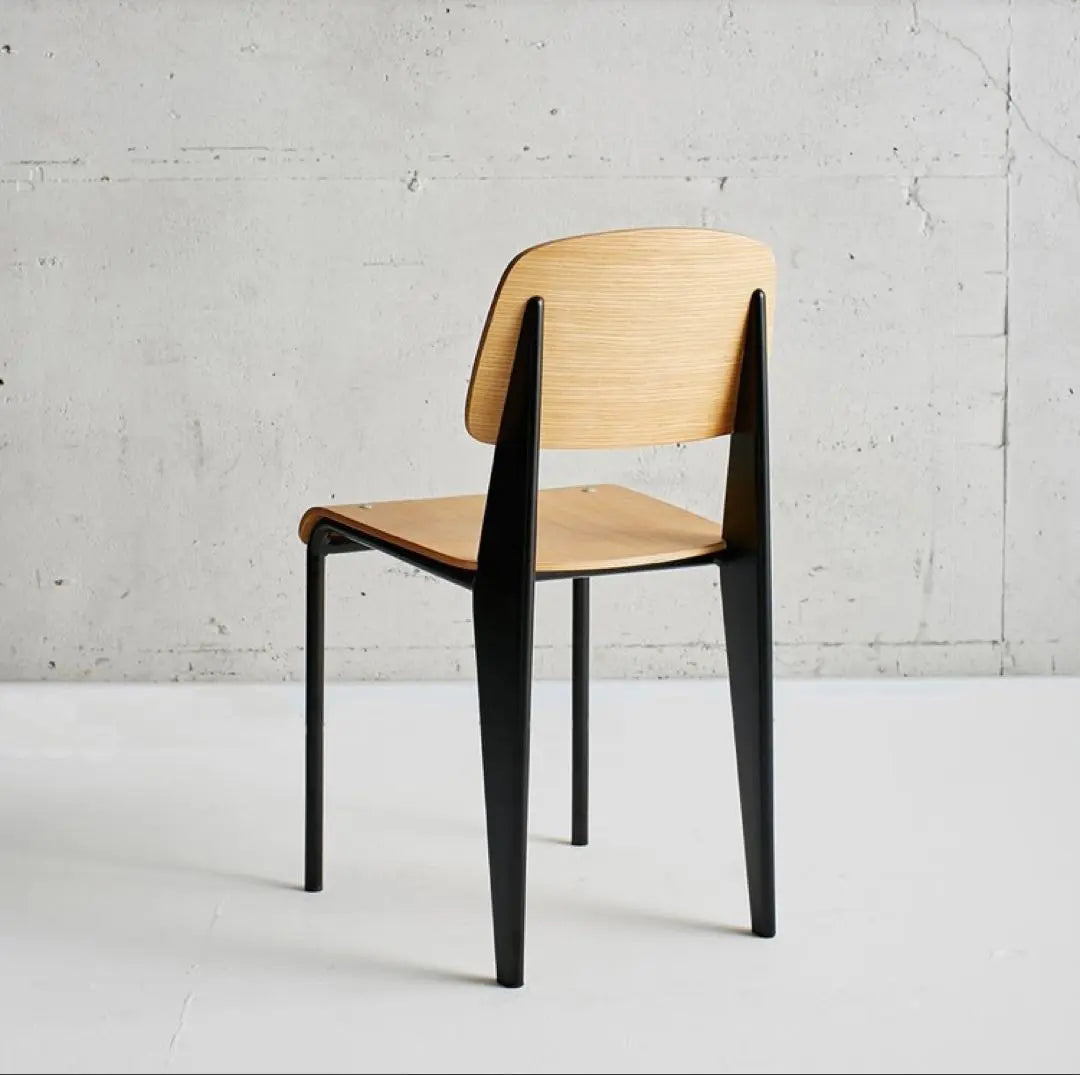 Nuevo conjunto clásico de 2 sillas STANDARD CHAIR de Jean Prouve reimpresión