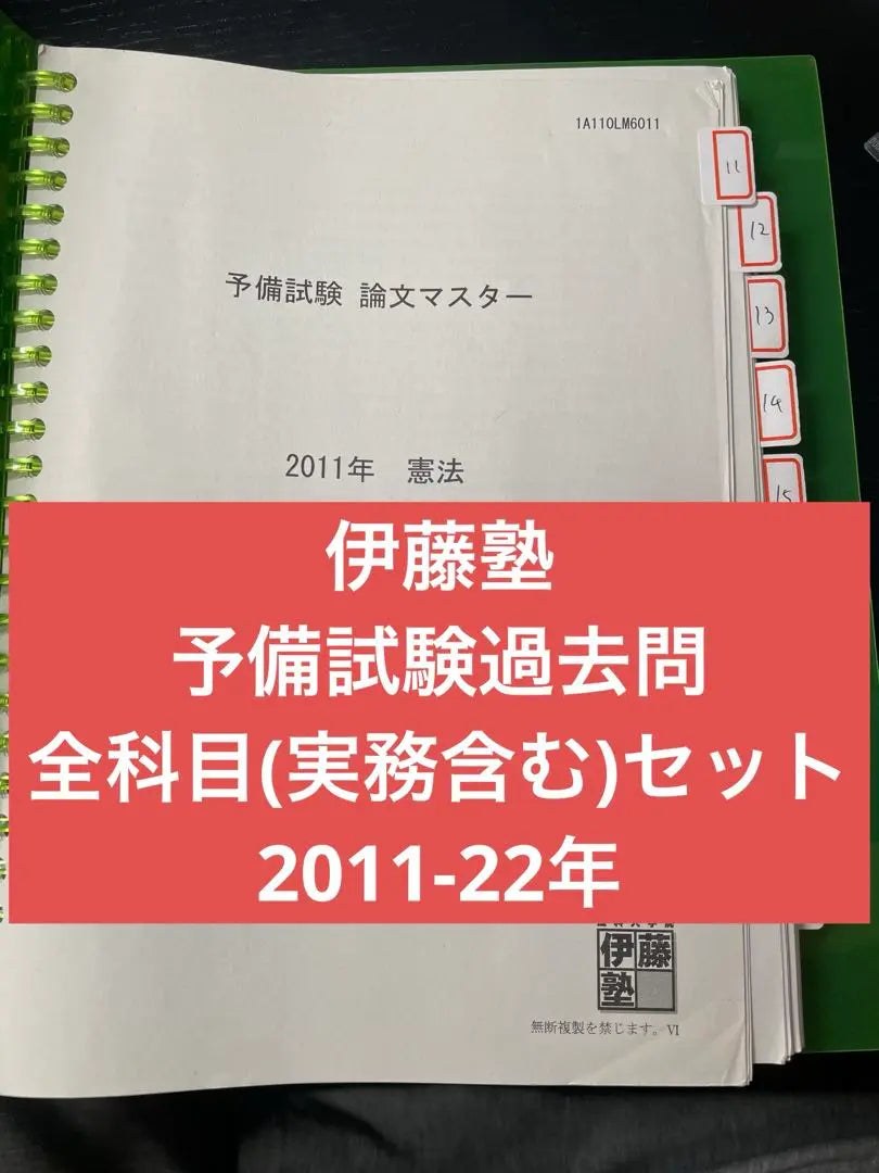 Ito Juku Preliminary Exam Past Questions 2011-22 All 9 subjects (including practical work) set