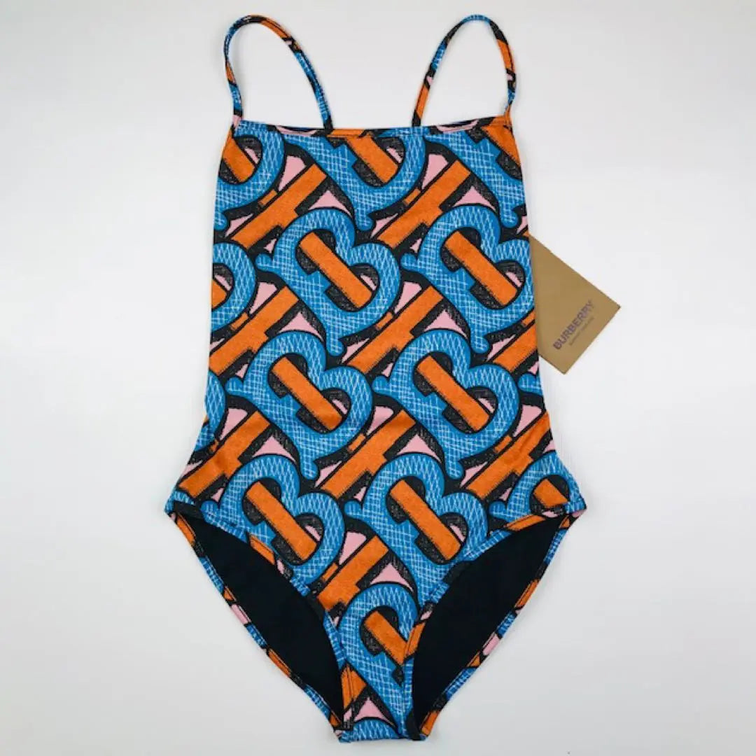 Brand new and unused ★BURBERRY/TB monogram all-over pattern swimsuit (XS)