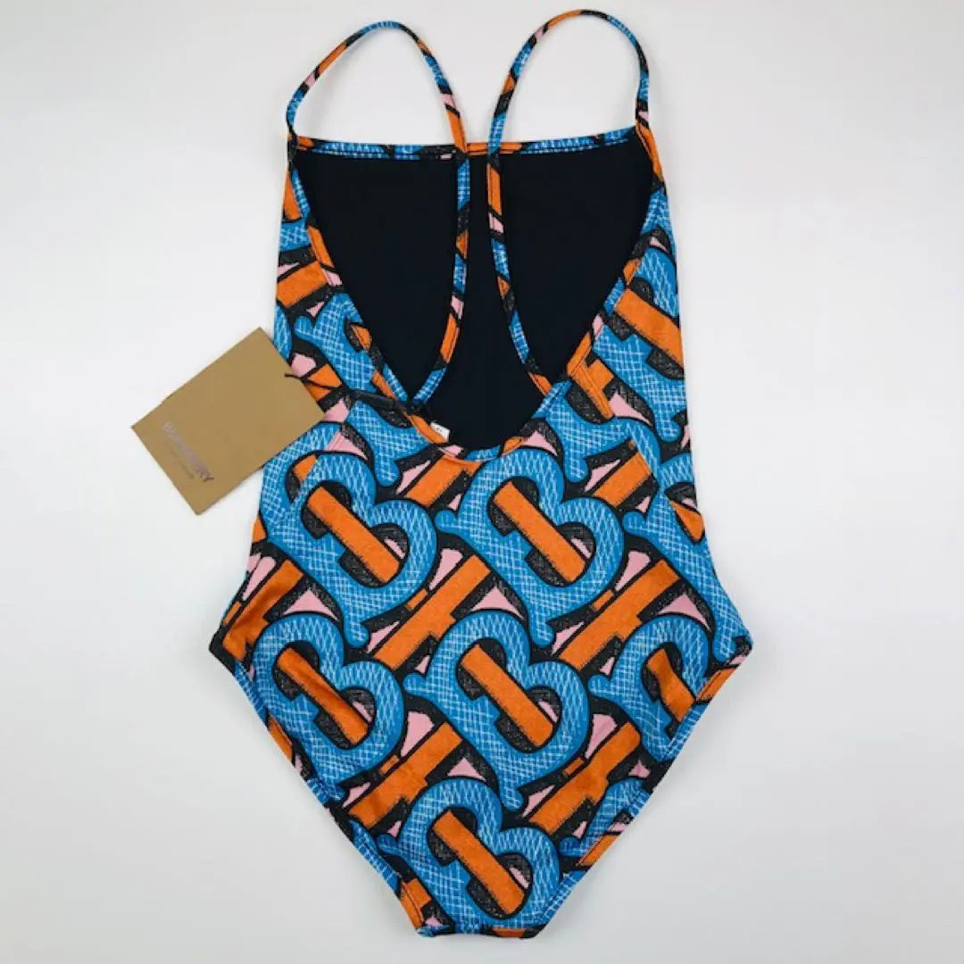 Brand new and unused ★BURBERRY/TB monogram all-over pattern swimsuit (XS)