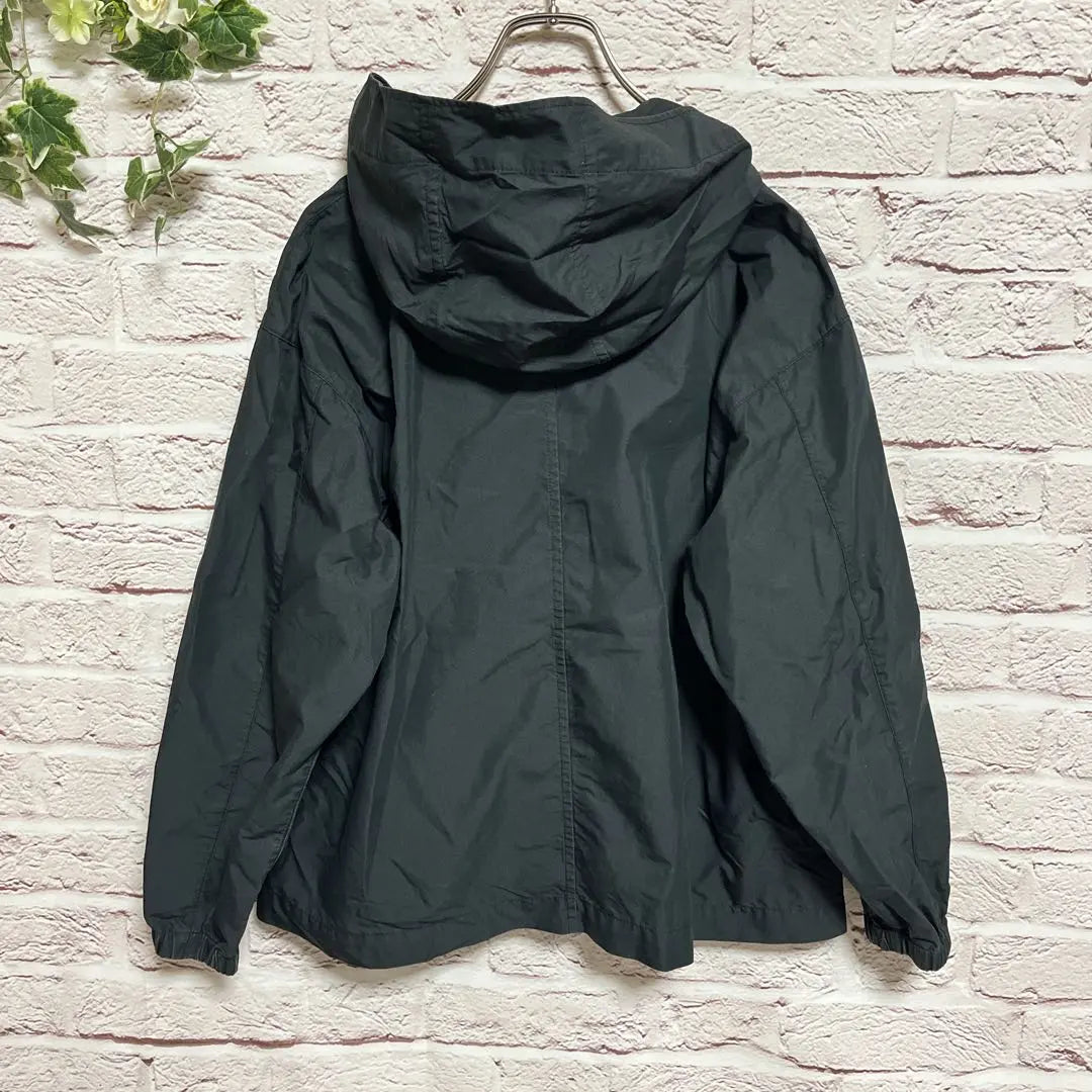 Parka de montaña MUJI para mujer ML 65 % algodón negra