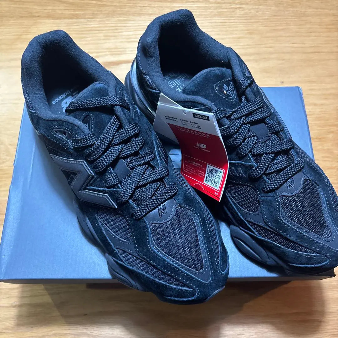 New Balance U9060 NRI Triple Black Producto original 27,5 cm