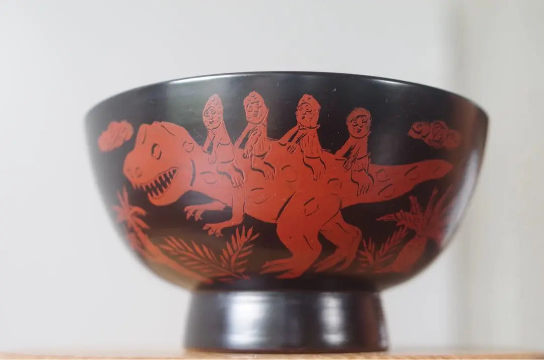 Toyonaga Morito and Wood Lacquer Tokeshi Collaboration Bowl