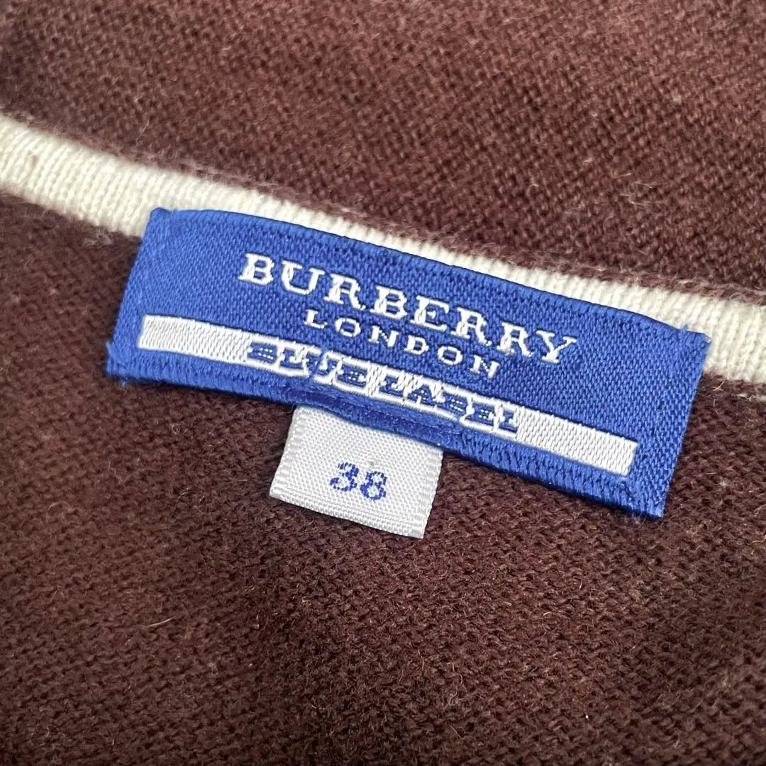 Burberry Blue Label Short Sleeve Knit Parker Tunic Brown