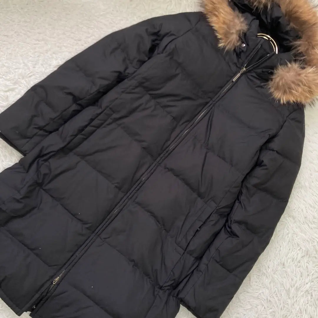 VINCE Furfood Down Coat Black S Thickly Mannal Adult | VINCe ファーフード付きダウンコート ブラック S 厚手 上品 大人