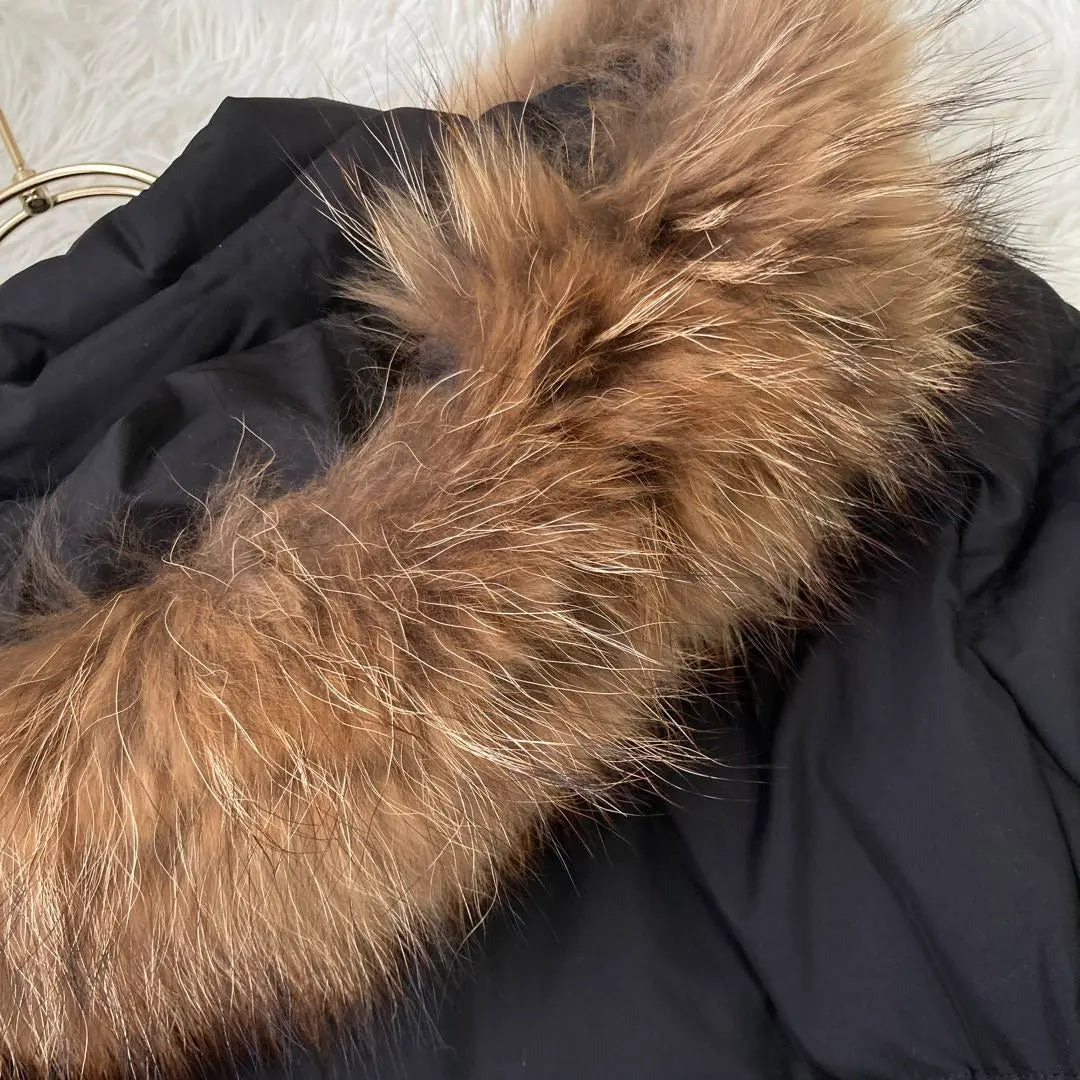 VINCE Furfood Down Coat Black S Thickly Mannal Adult | VINCe ファーフード付きダウンコート ブラック S 厚手 上品 大人