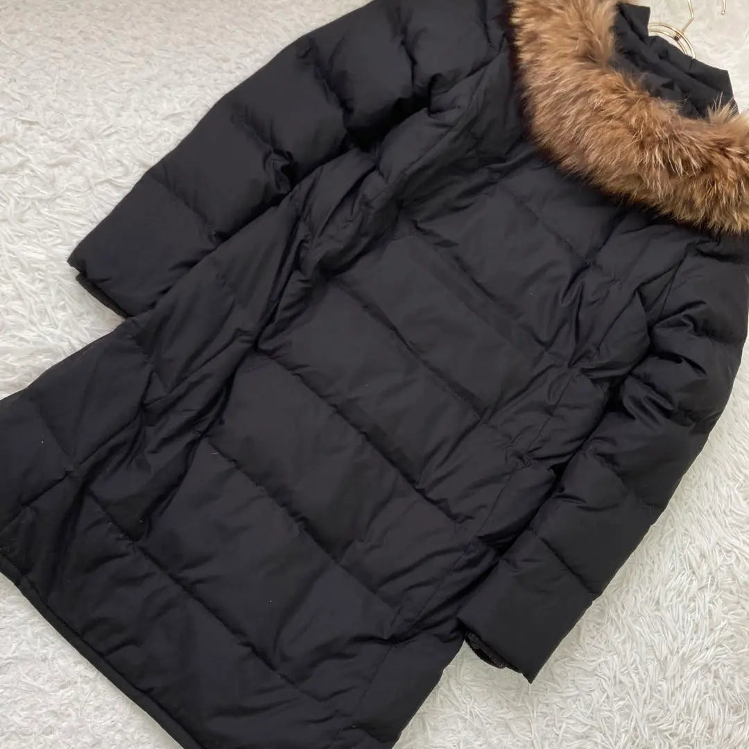 VINCE Furfood Down Coat Black S Thickly Mannal Adult | VINCe ファーフード付きダウンコート ブラック S 厚手 上品 大人