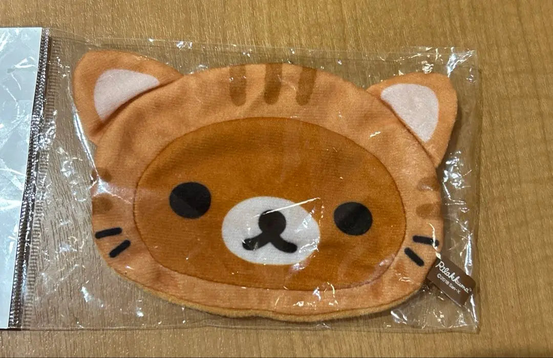 Rilakkuma Face Pouch Cat Cat Cat Pouch