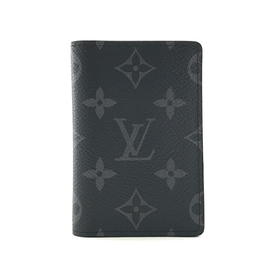 Louis Vuitton Card Case LOUIS VUITTON Business Card Case Pass Case Organizer De Poche Monogram Eclipse M61696 [Louis Vuitton Vuitton Box Storage Bag with Paper Bag New]