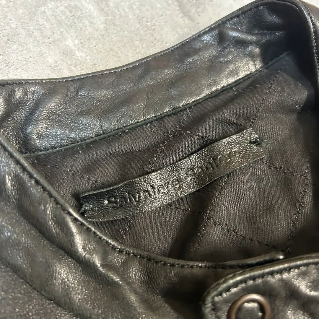 00s Salvatore Santoro leather jacket