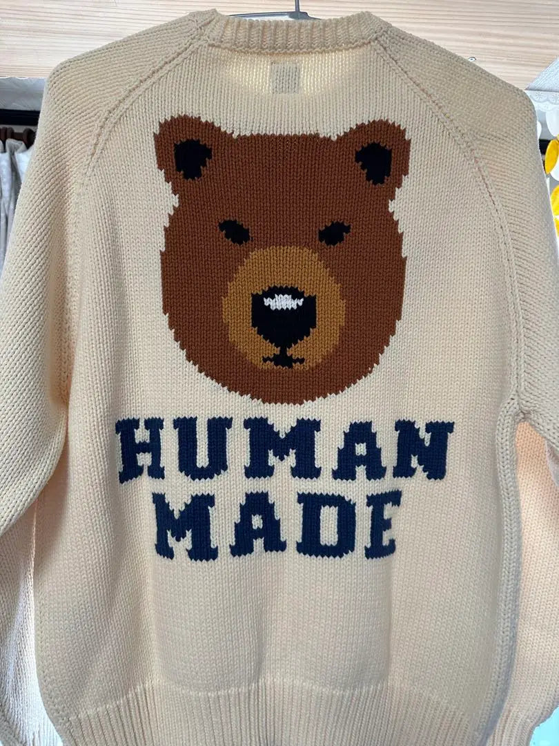 [HUMAN MADE] Bearla Grand knit sweater L size beautiful goods! ! !