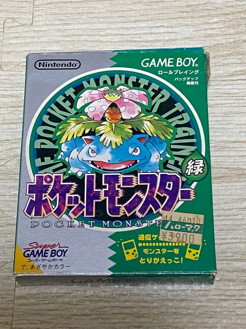 Pokemon Green Game Boy Instruction Manual missing