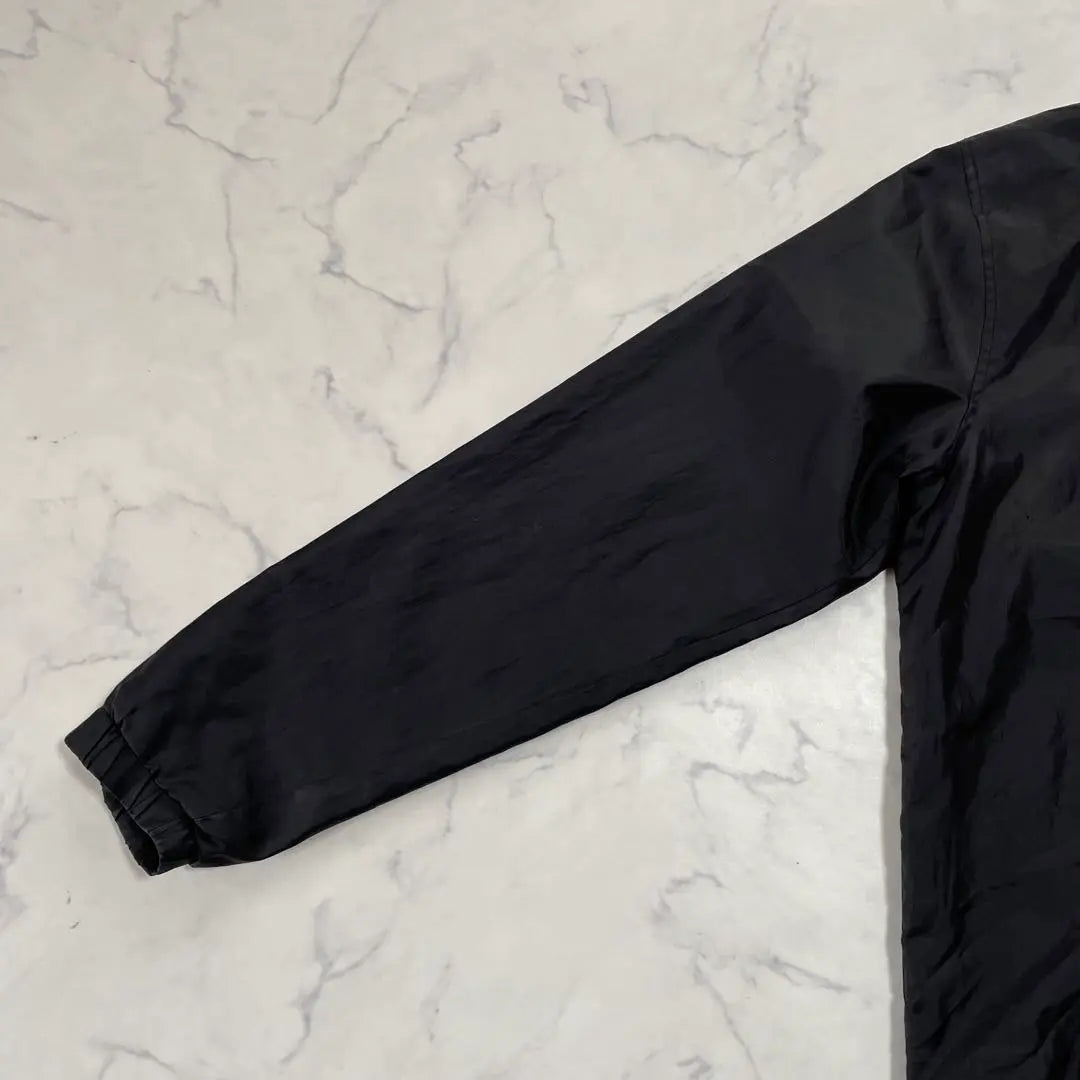 [Immediate shipping] HUF nylon jacket, thin, lined, black, S logo